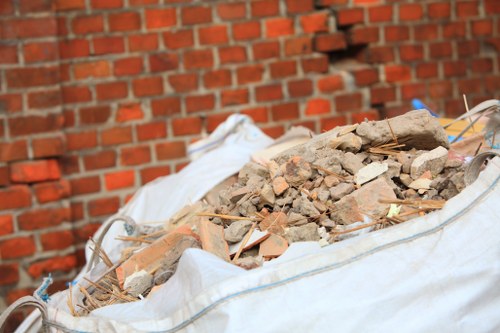 Recycling construction materials on-site